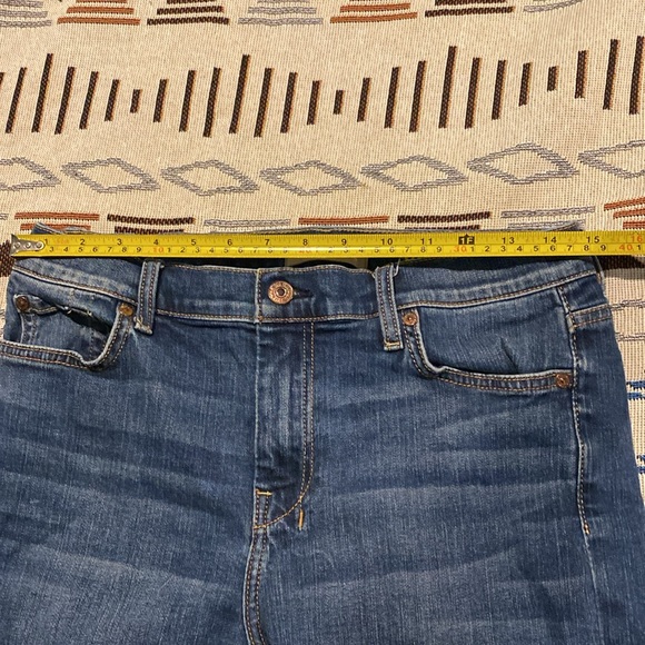7 For All Mankind Dojo B(air) Jeans 31x26 - Picture 6 of 8